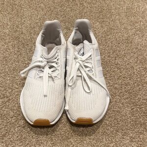 Adidas White Knit Sneakers